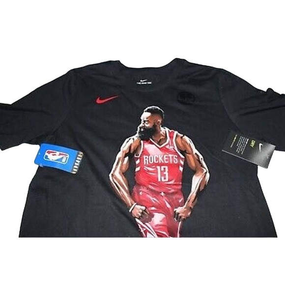 Nike Youth James Harden Houston Rockets Dri-Fit T-Shirt - Size Medium * k325 - Picture 2 of 5